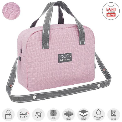 BOLSO MATERNAL PROME PIC ROSA