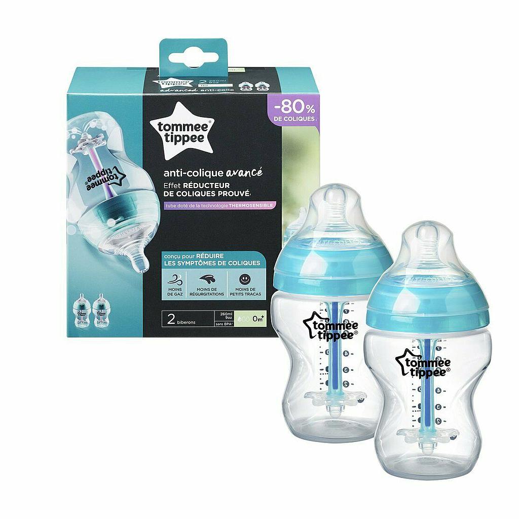 PACK DE 2 BIBERON CTN ANTICOLICO AVANZADO 260ML