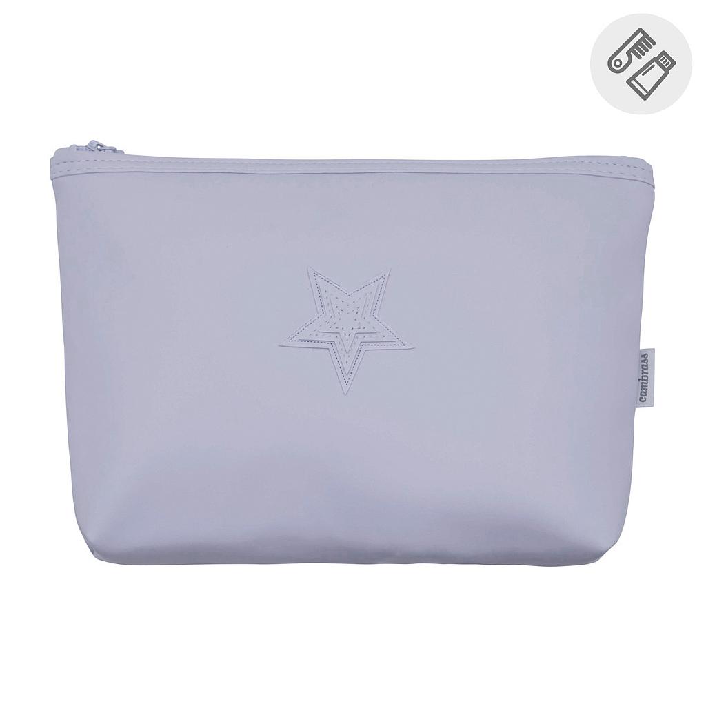 BOLSO ASEO MATE CELESTE 28X20CM