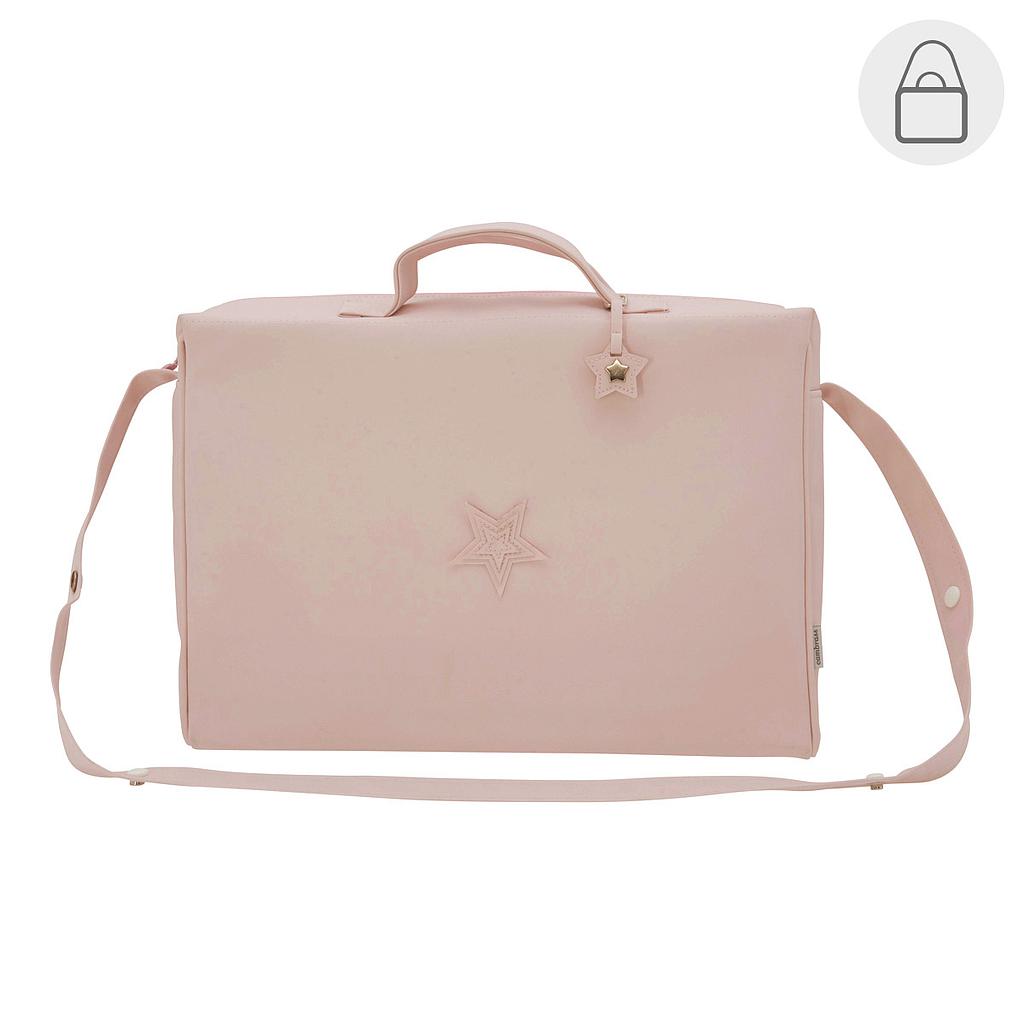 BOLSO MATERNAL TABELA MATE ROSA