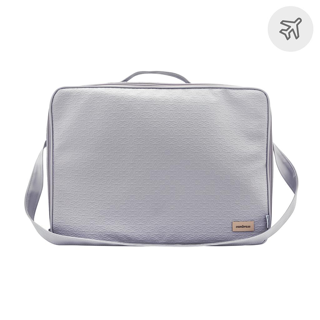 BOLSO MATERNAL TABELA LUXY GRIS