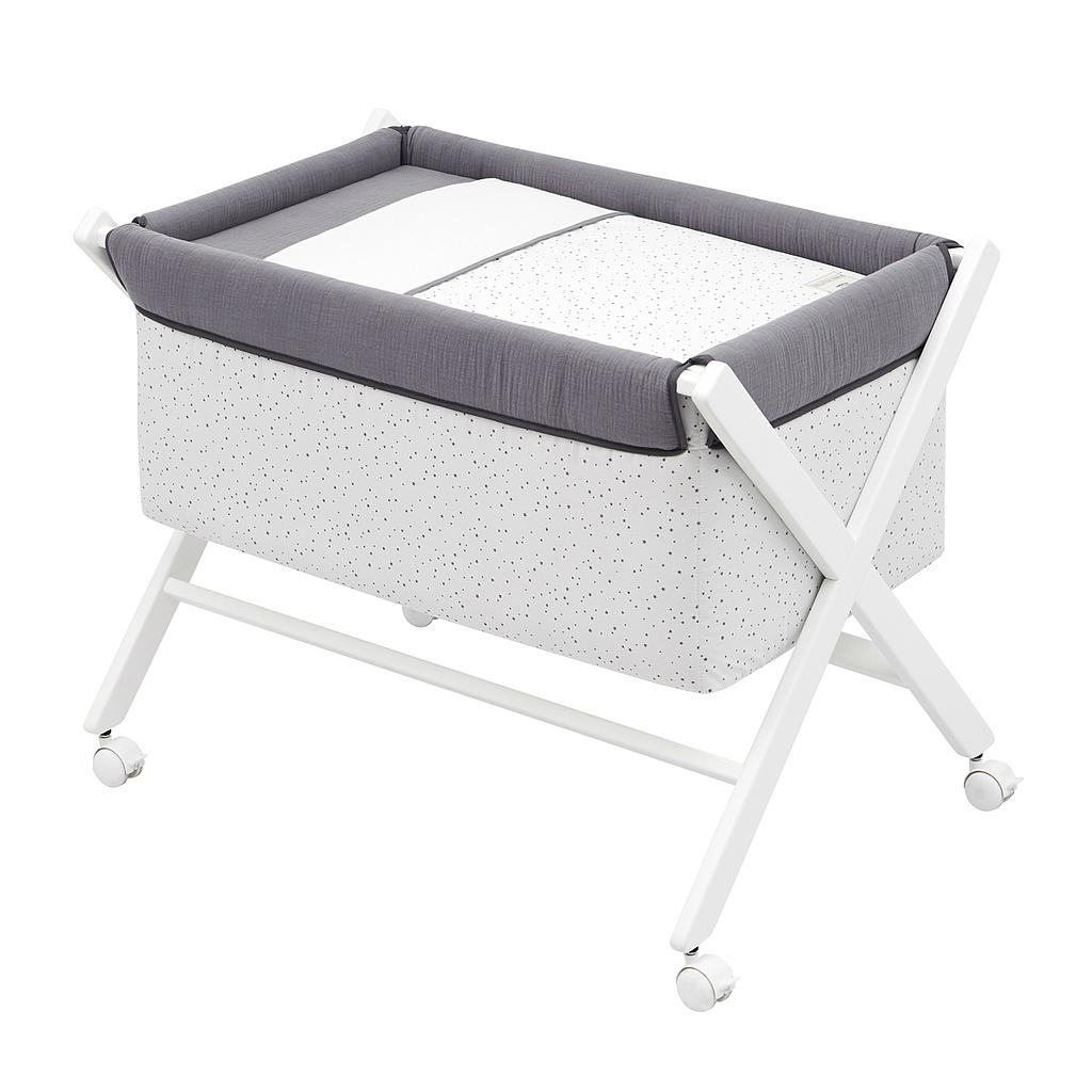 MINICUNA TIJERA MADERA ASTRA GRIS