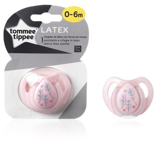 CHUPETE CTN CEREZA LATEX 0-6 NIÑA