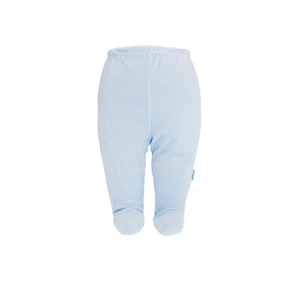 POLAINA TERCIOPELO T.1 LISO CELESTE