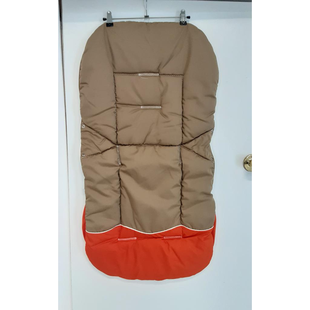 COLCHONETA SILLA CAMEL/NARANJA/CRUDO