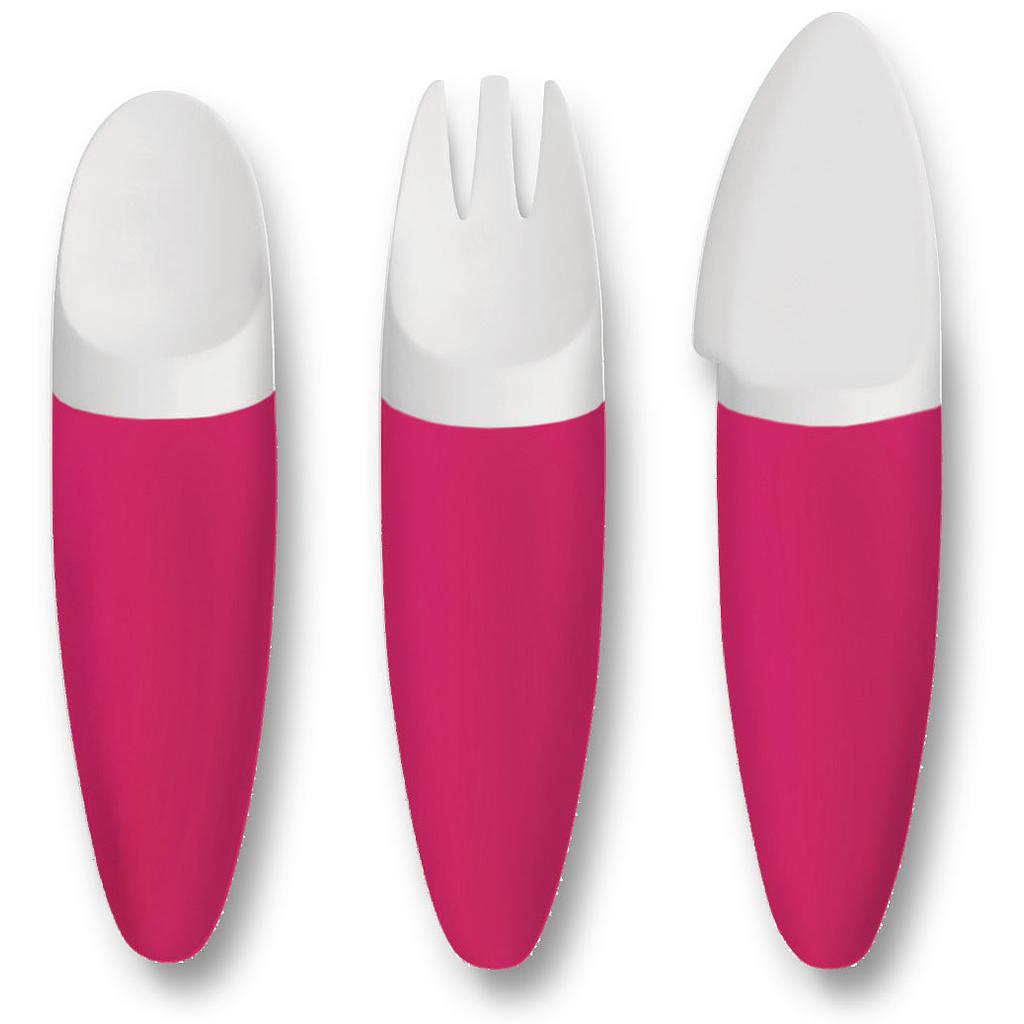 CUBIERTOS TODDLER FRAMBUESA