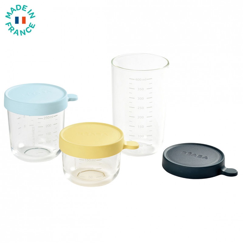 ESTUCHE 3 PORTION CRISTAL 150+250+400ML