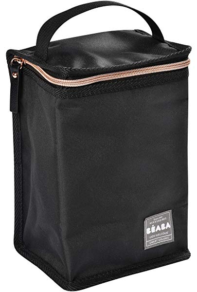 ESTUCHE COMIDA ISOTERMICA NEGRO/ORO ROSA