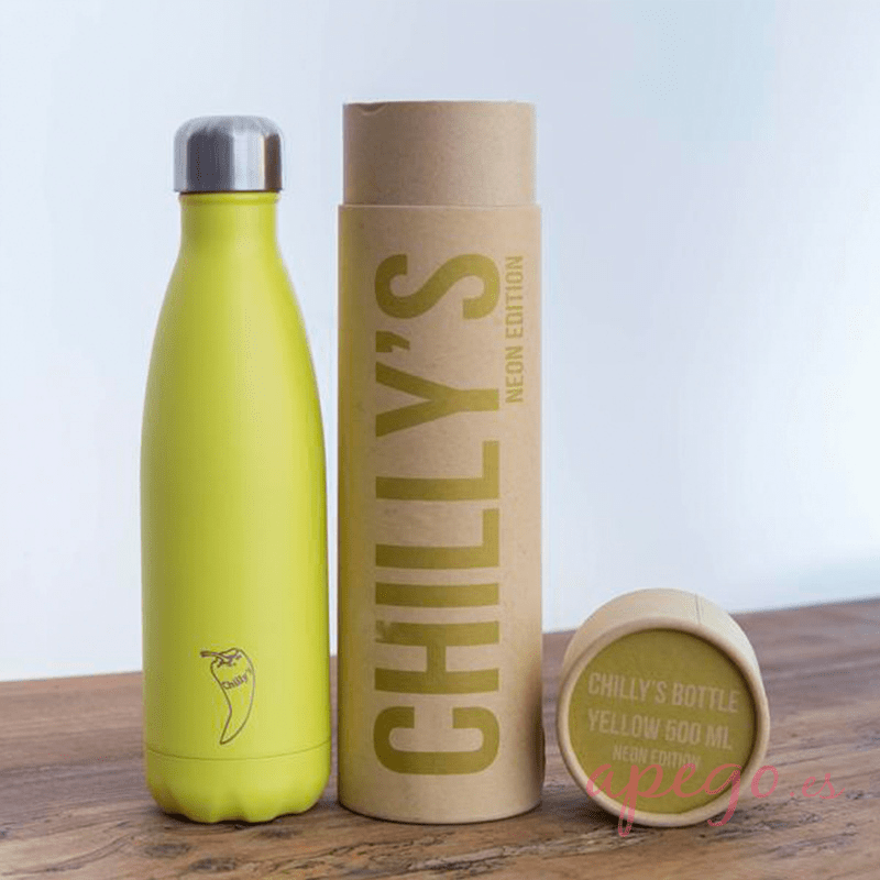 BOTELLA CHILLY'S 500ML MATE AMARILLO