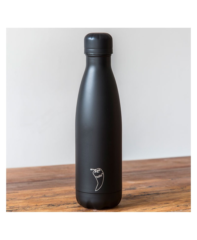 BOTELLA CHILLY'S 500ML MONOCRHOM BLACK