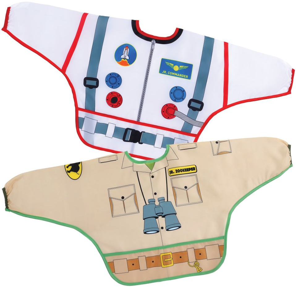 BABERO MANGA LARGA 2 UNDS ASTRONAUTA/ZOO KEEPER