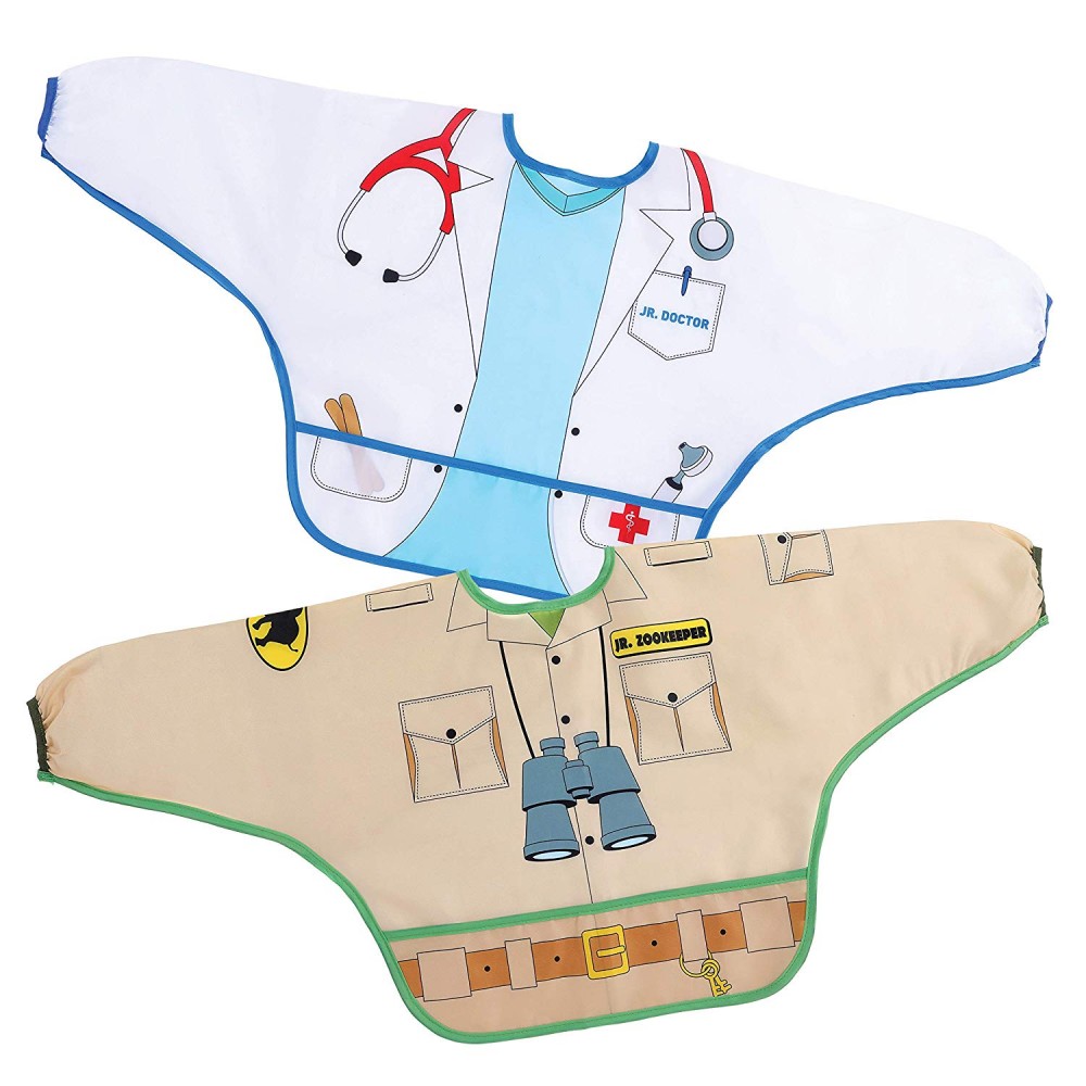 BABERO MANGA LARGA 2 UNDS DOCTOR/ZOO KEEPER