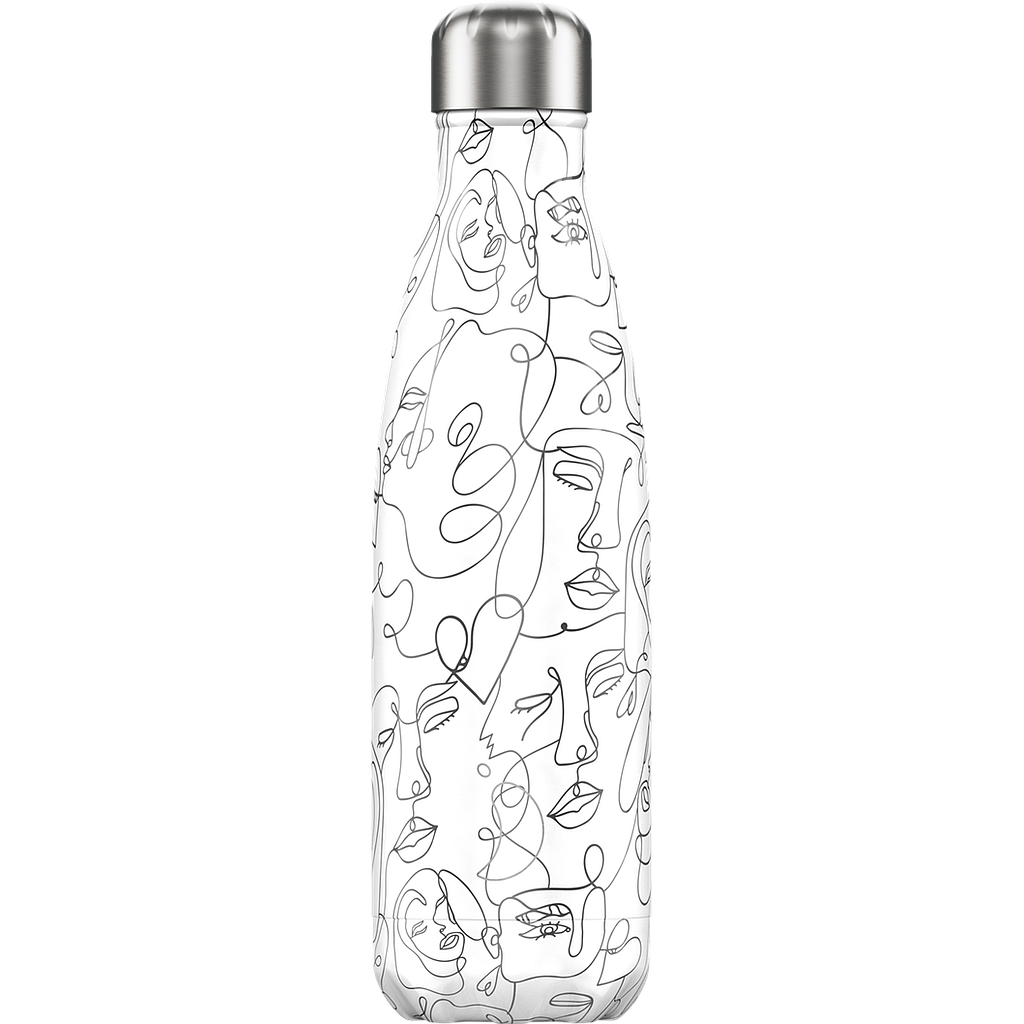 BOTELLA INOX CHILLY'S 500ML EMMA BRIDGEWATER DRAWING CARAS
