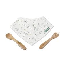 SET BANDANA+CUBIERTOS ECO NATUR PICNEAT CHIP