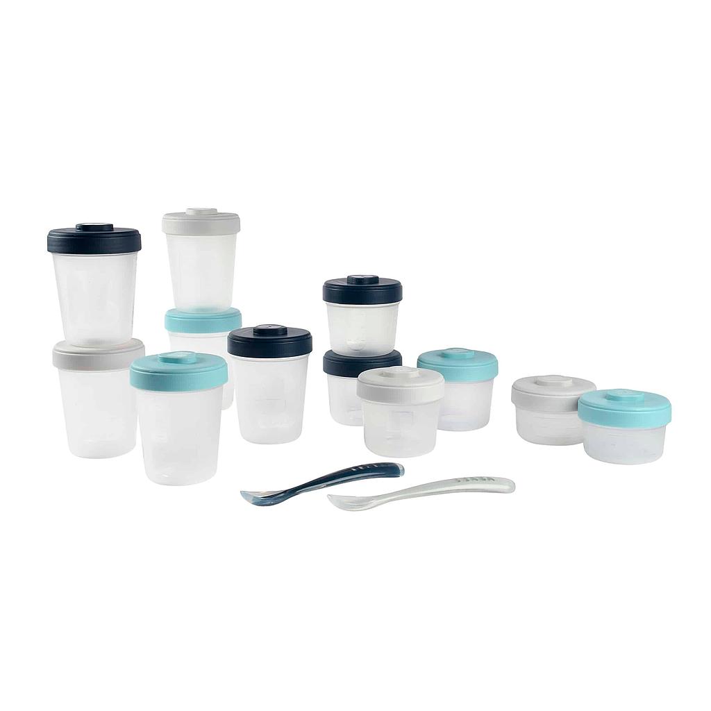 SET 12 PORTIONS CLIP AZUL TORMENTA