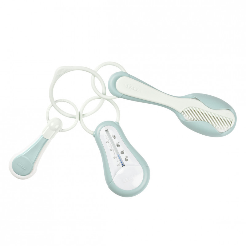 SET ACCESORIOS DE ASEO AZUL VERDE