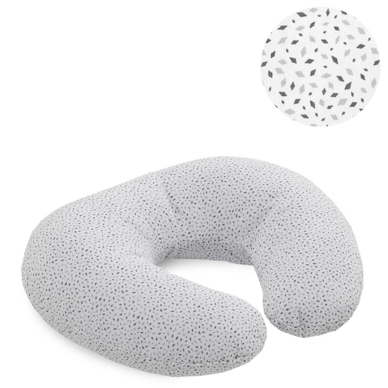 ALMOHADA DE LACTANCIA PEQUEÑA LION GRIS