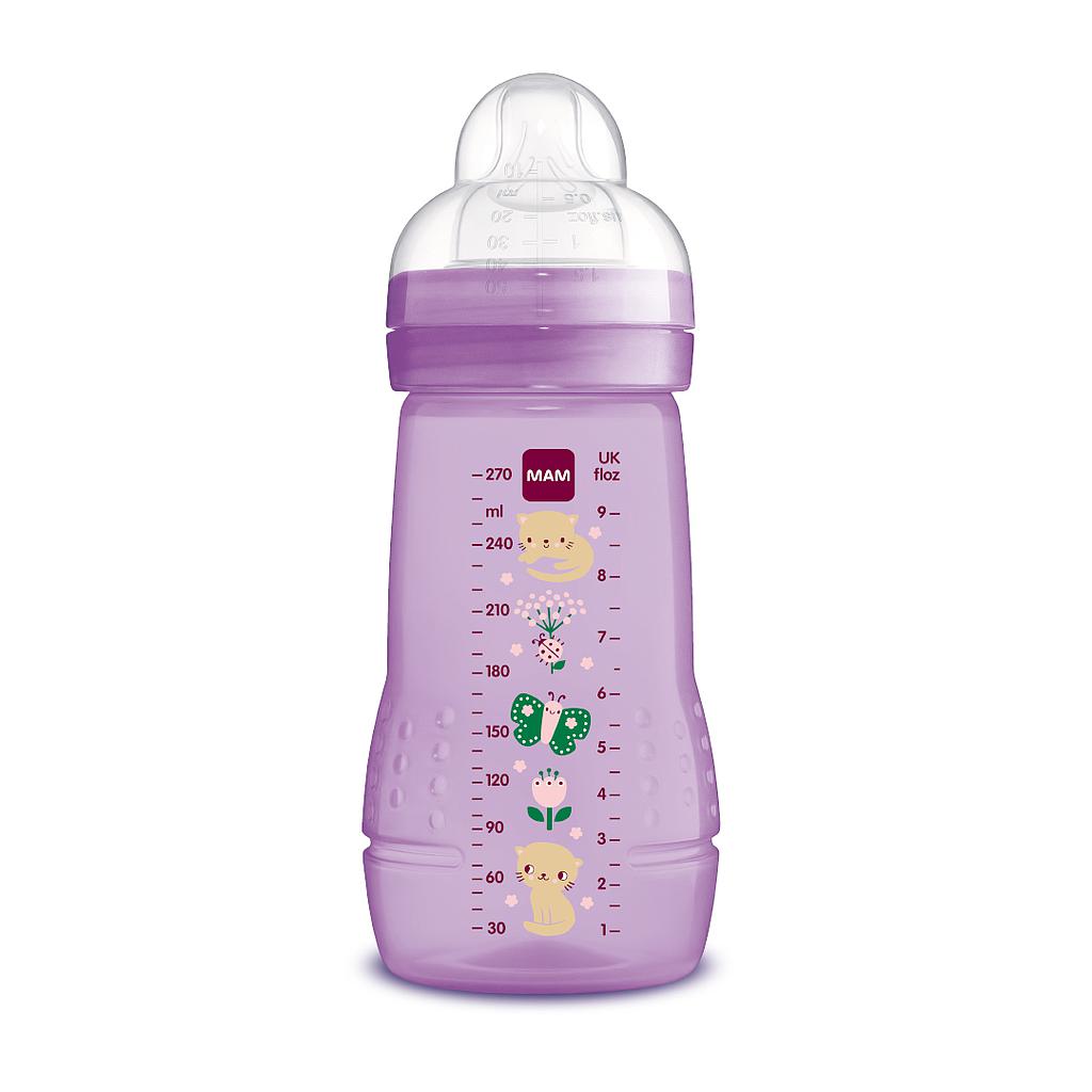 MAM BIBERON EASY ACTIVE +2M 270ML ROSA