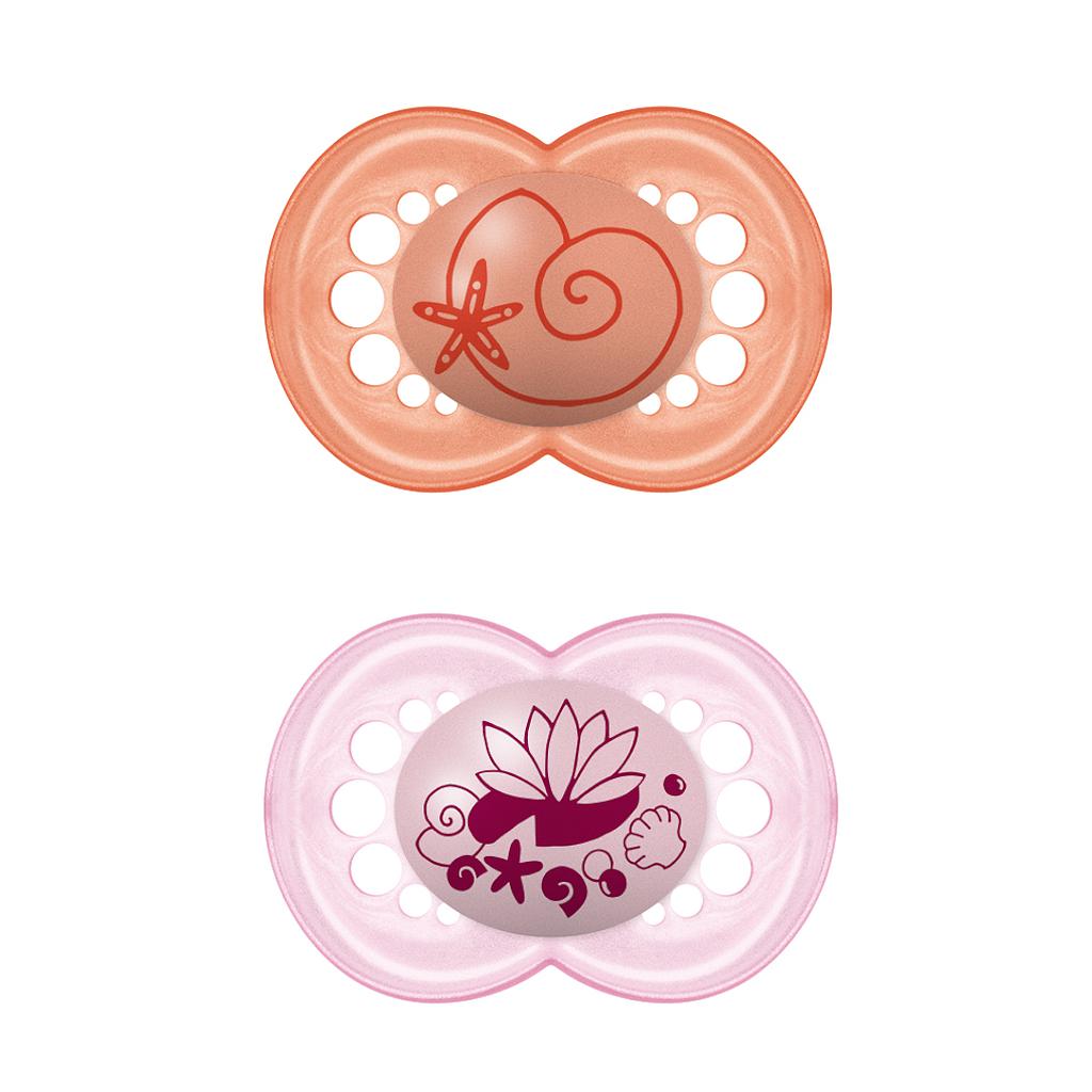 MAM CHUPETE ORIGINAL 16M+ SILIC 2UND Rosa