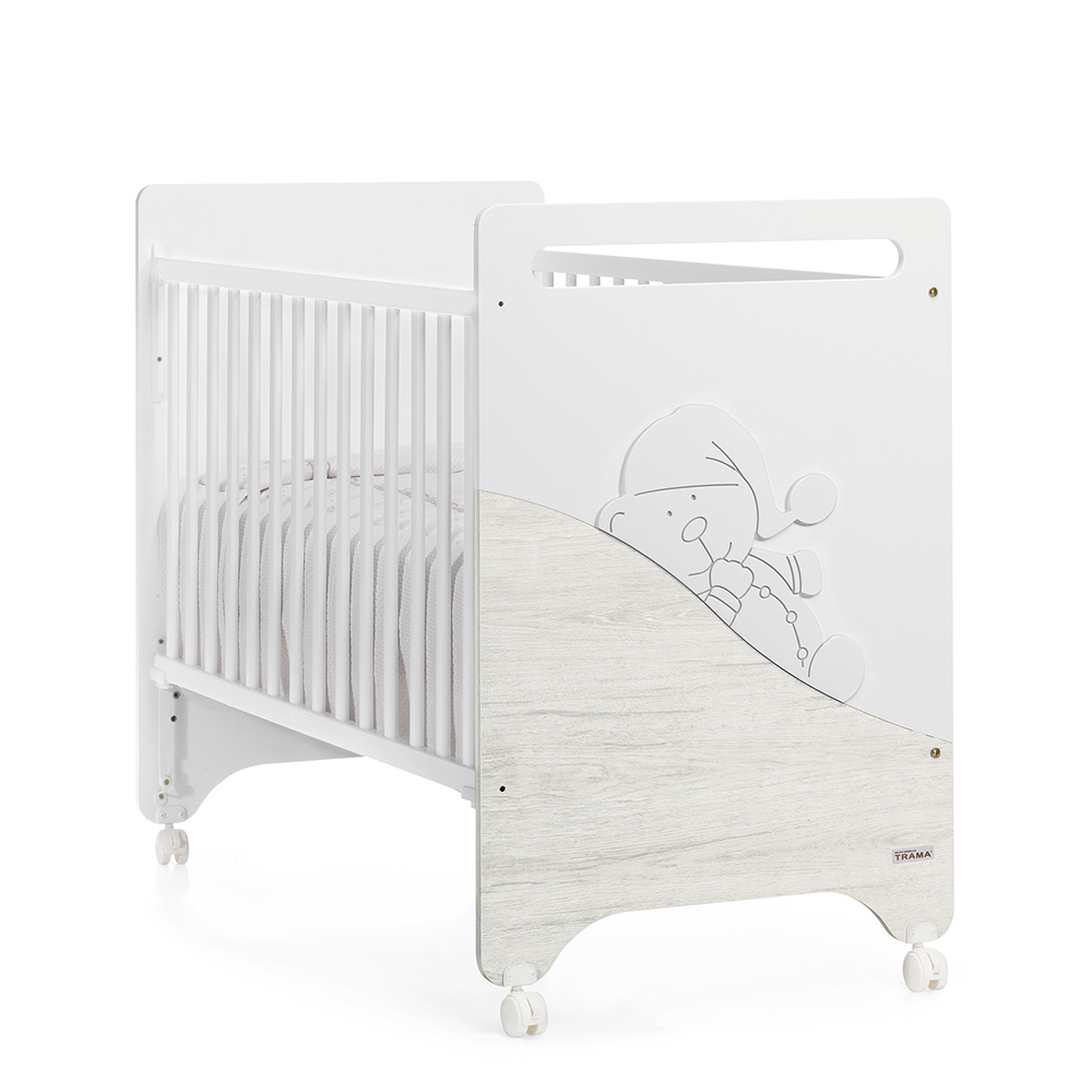 CUNA COLECHO 120X60 GOOD NIGHT BLANCO/ROBLE NORDICO