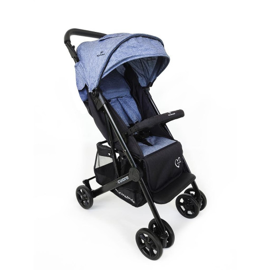 SILLA CUORE NEGRO/AZUL MELANGE