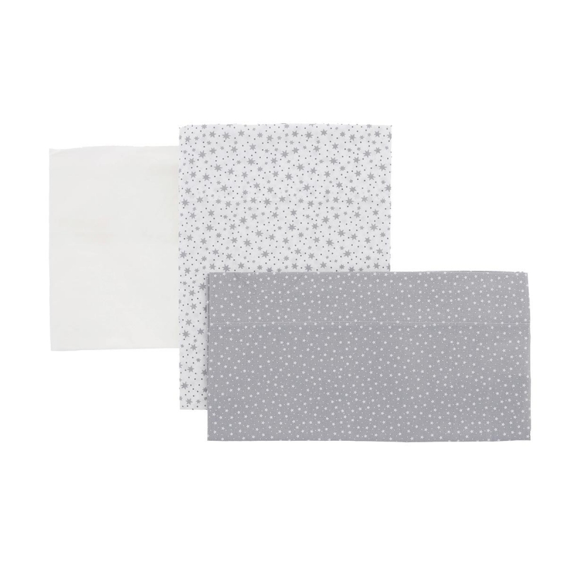 SABANA CAPAZO 3PCS 80X120CM FOREST GRIS