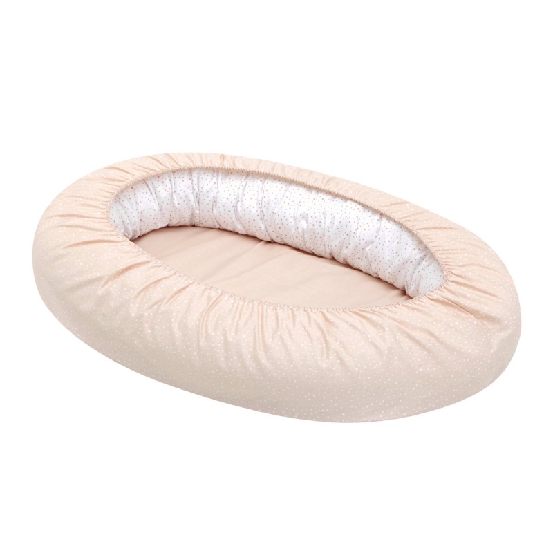 CUNA NIDO BEBE BE TECKEL 55X90X15CM MELOCOTON