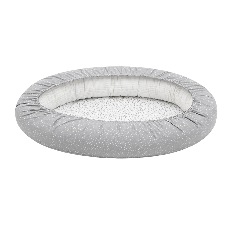 CUNA NIDO BEBE FOREST 55X90X15CM GRIS