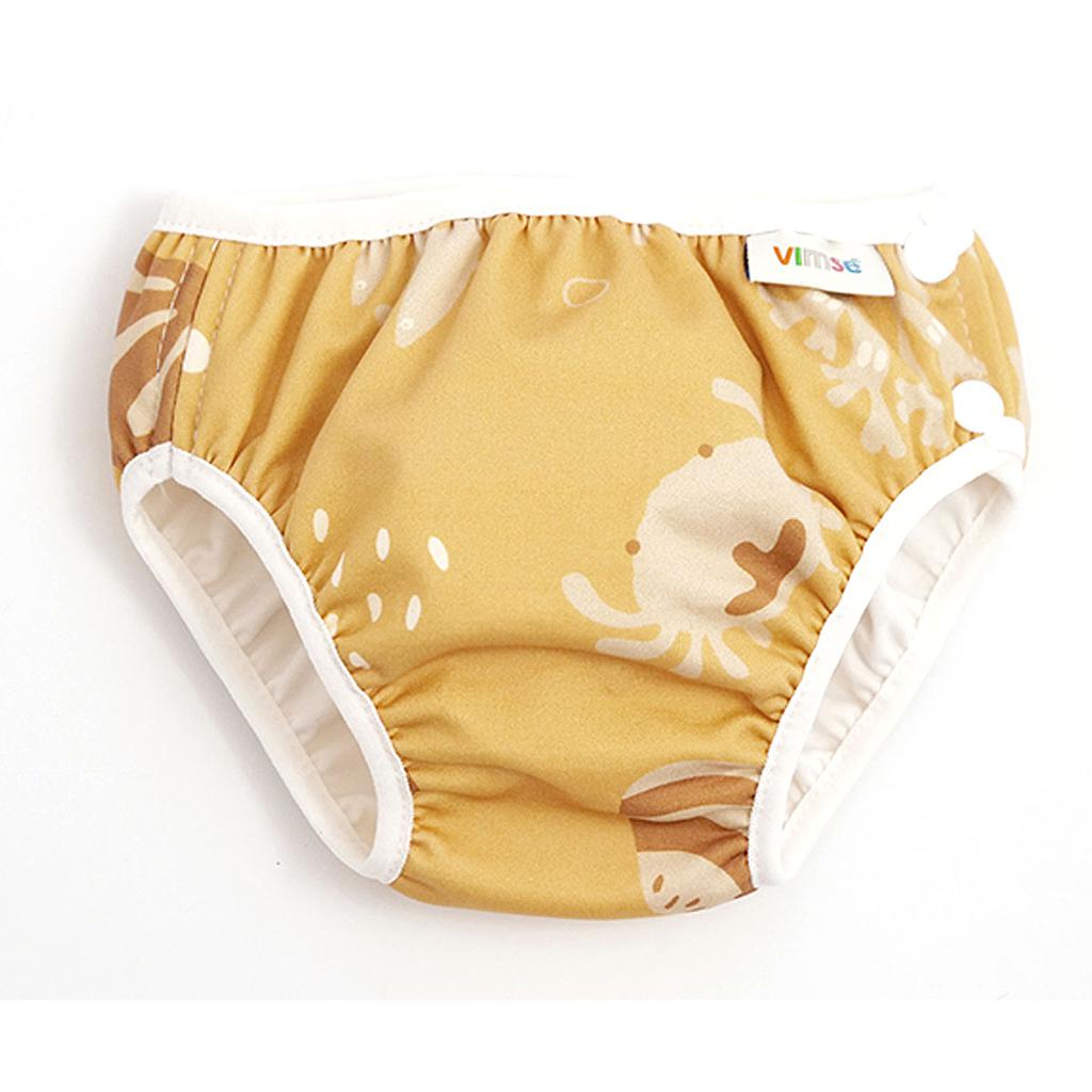 BAÑADOR PAÑAL WHALE MOSTAZA T.M