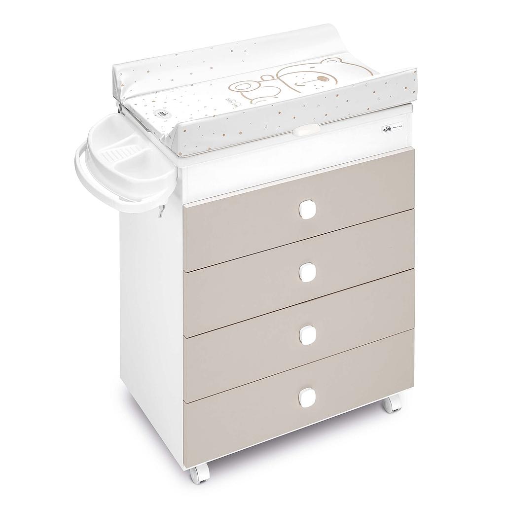 MUEBLE BAÑERA ASIA BLANCO/TORTORA C248