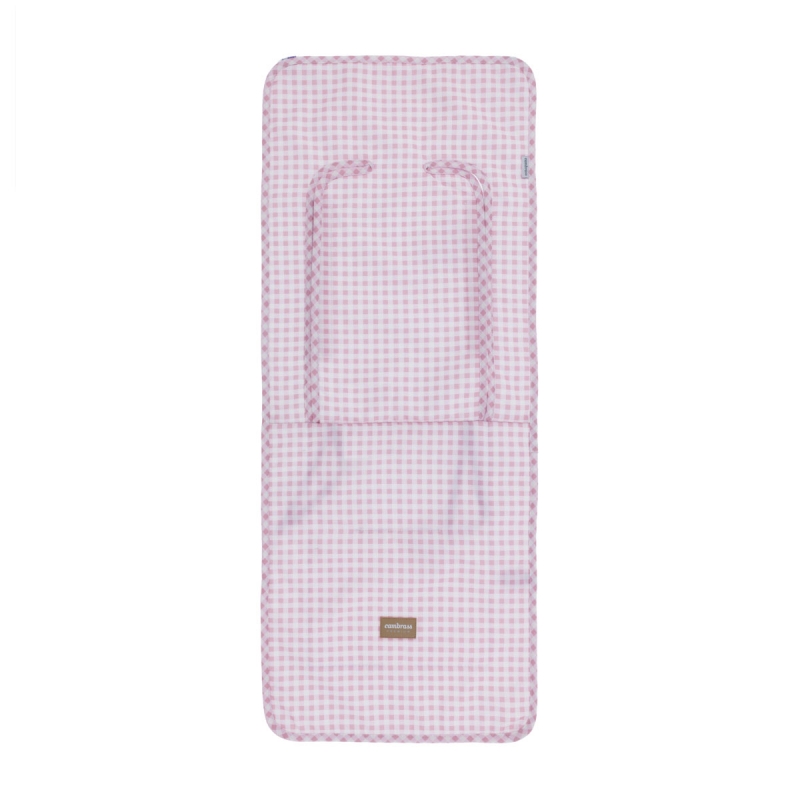 COLCHONETA SILLA UNIVERSAL VICHY ROSA 35X85X1 CM