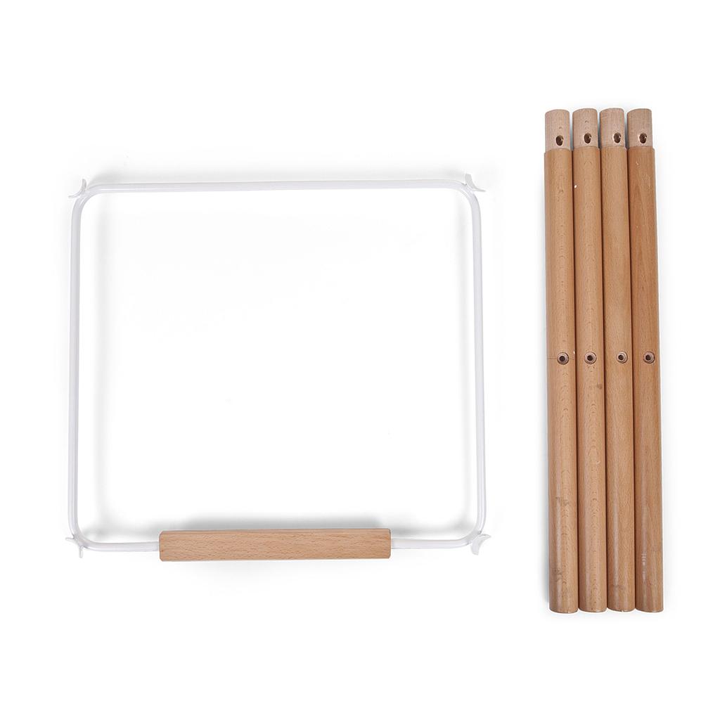 JUEGO DE PATAS XL PARA EVOLU2 NATURAL/BLANCO