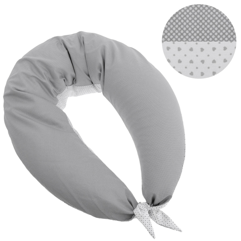 ALMOHADA DE LACTANCIA LUNA ESSENTIA GRIS