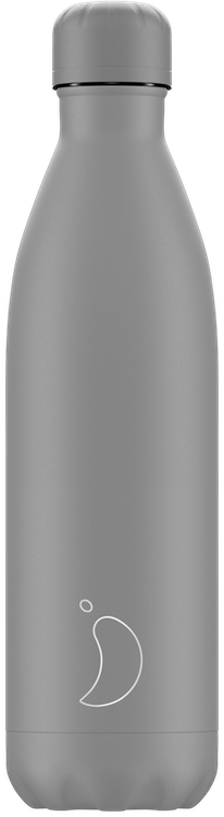 BOTELLA INOX CHILLY 500ML GRIS MATE TOTAL