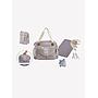 BOLSO GENEVE II PLAY PRINTS GREY/CORAL