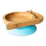 PLATO BAMBOO CARACOL AZUL ECO RASCALS