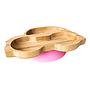 PLATO BAMBOO COCHE ROSA ECO RASCALS