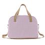 BOLSO MATERNAL PROME VICHY ROSA 18X41X31 CM