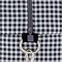 BOLSO MATERNAL PROME VICHY NEGRO 18X41X31 CM