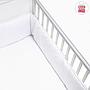 PROTECTOR DE CUNA 360 LISO BLANCO 360X30