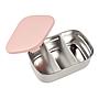 FIAMBRERA INOX LUNCH BOX GRIS/ROSA