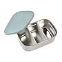 FIAMBRERA INOX LUNCH BOX GRIS/AZUL