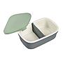 FIAMBRERA CERAMICA LUNCH BOX GRIS/VERDE SAGE