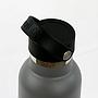BOTELLA TERMICA RUNBOTT 600ML +TAPON STANDARD PLAIN GRIS DELFIN