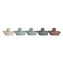 PACK 5 BARCOS BAÑO SOLID ORIGINAL 6X11X5CM
