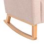 SILLON DE LACTANCIA LISO ROSA 68X71.5X93.5CM