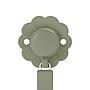 CADENA DE CHUPETE C/BROCHE SILICONA WONDER INTENSE COLOR HEDGE GREEN