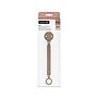 CADENA DE CHUPETE C/BROCHE SILICONA WONDER INTENSE COLOR RAW UMBER