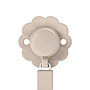 CADENA DE CHUPETE C/BROCHE SILICONA WONDER SOFT COLOR MAUVE CHALK