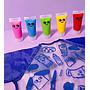 PINTURA PARA DEDOS OMY KIT 5 COLORES+BABERO